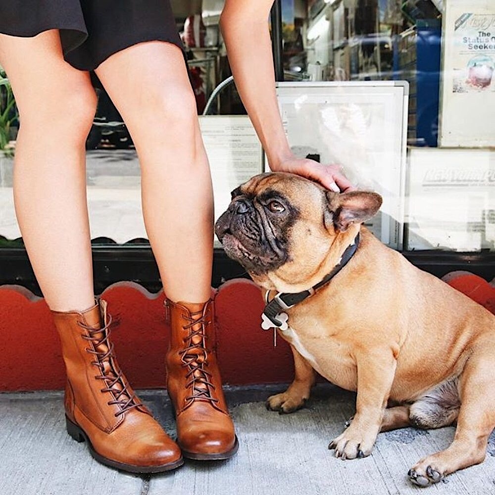 Frye Melissa Lace Up Cognac Leather Casual Streetwear Vintage Short Ankle Boot - Picture 1 of 16